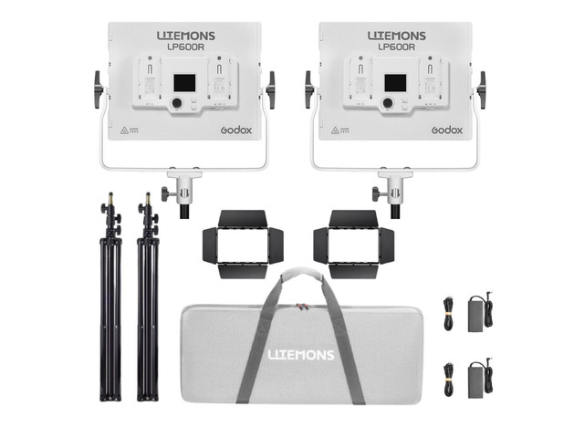 Godox Litemons LP600R 60W RGB LED 2-Light Panel Kit