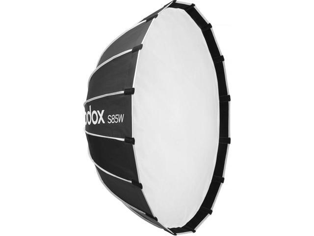 Godox Bowens Mount Quick Release Umbrella Softbox (Black/White, 33.5')