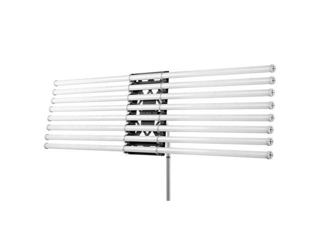 Godox TP-B8 8-Light Bracket for TP Series LED Pixel Tube Lights, Black/Silver