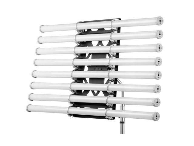 Godox TP-B8 8-Light Bracket for TP Series LED Pixel Tube Lights, Black/Silver