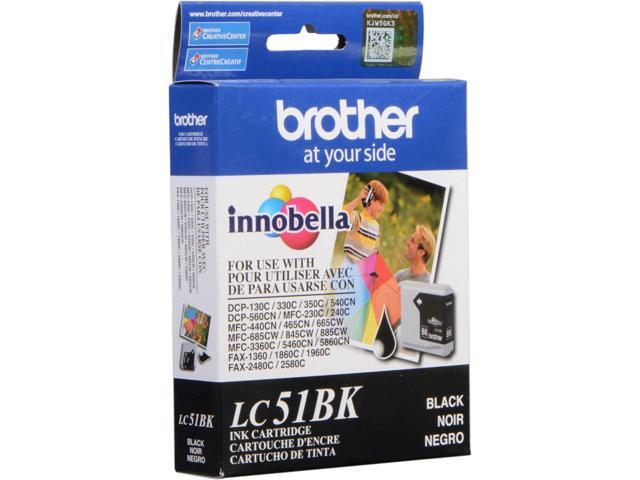 Brother Black Ink Cartridge for Many Inkjet Office Machines, 500 Page Yield, 2-Pack