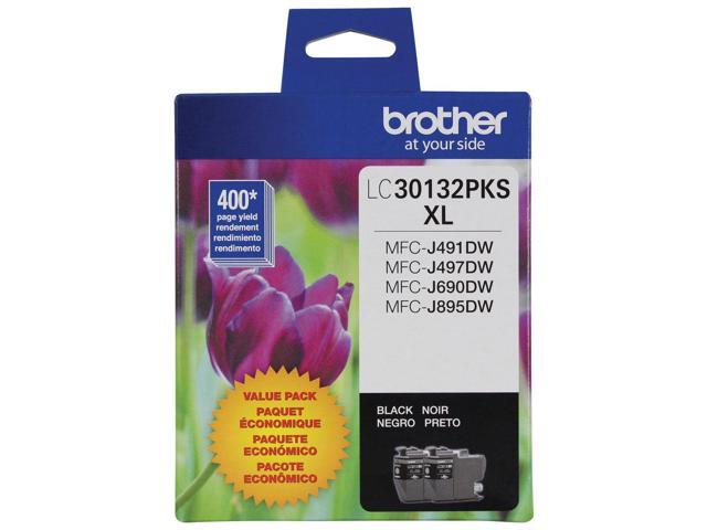 Brother LC30132PKS High YIeld Ink Cartridge - Dual Pack - Black