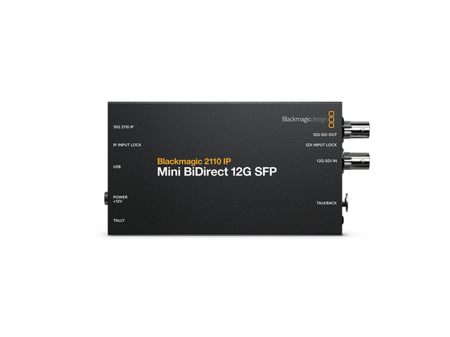 Blackmagic Design 2110 IP Mini BiDirect 12G SFP Converter
