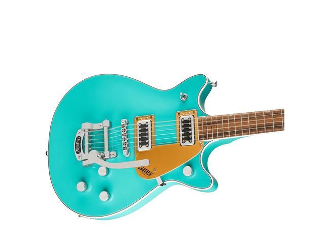 Gretsch Gretsch G5232T Electromatic Double Jet FT with Bigsby Electric Guitar, Laurel Fingerboard, Caicos Green
