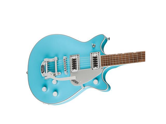 Gretsch Gretsch G5232T Electromatic Double Jet FT with Bigsby Electric Guitar, Laurel Fingerboard, Kailani Blue