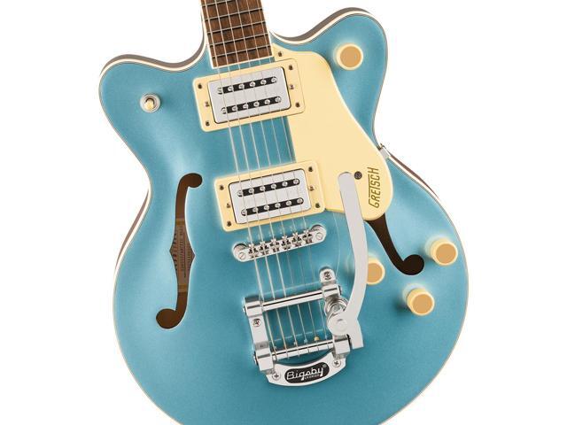 Gretsch Gretsch G2655T Streamliner Center Block Jr. Double-Cut with Bigsby Electric Guitar, Laurel Fingerboard, Arctic Blue