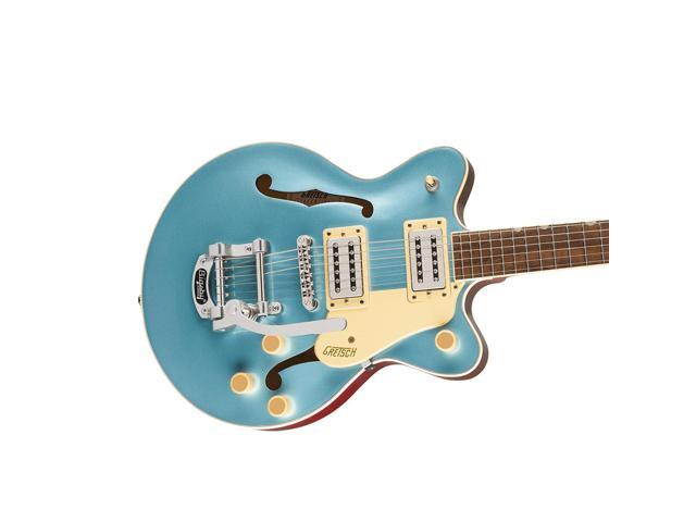 Gretsch Gretsch G2655T Streamliner Center Block Jr. Double-Cut with Bigsby Electric Guitar, Laurel Fingerboard, Arctic Blue
