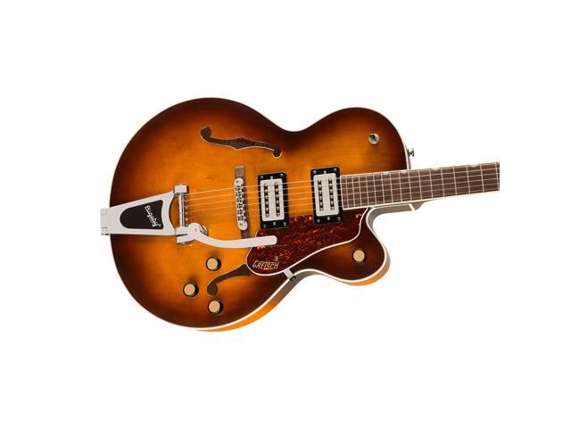 Gretsch Gretsch G2420T Streamliner Hollow Body with Bigsby Electric Guitar, Laurel Fingerboard, Broad'Tron BT-3S Pickups, Robusto Burst