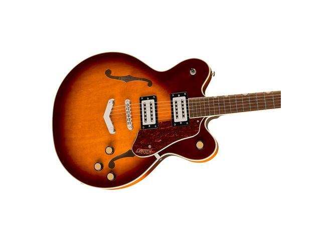 Gretsch G2622 Streamliner Center Block Double-Cut with V-Stoptail Electric Guitar, Laurel Fingerboard, Broad Tron BT-3S Pickups, Forge Glow