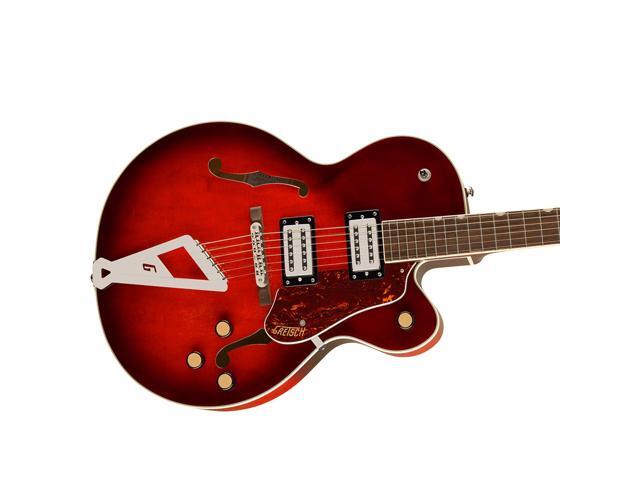 Gretsch Gretsch G2420 Streamliner Hollow Body with Chromatic II Electric Guitar, Laurel Fingerboard, Broad'Tron BT-3S Pickups, Claret Burst