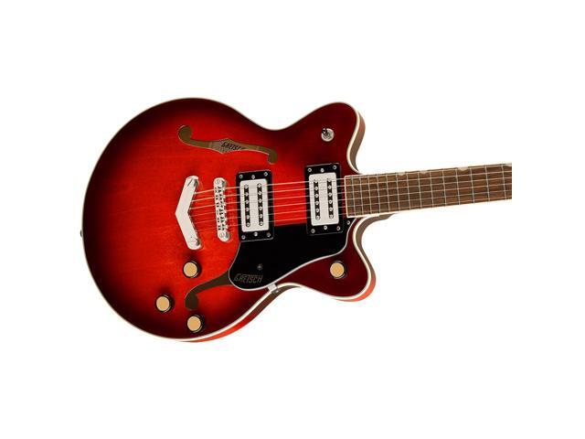 Gretsch Gretsch G2655 Streamliner Center Block Jr. Double-Cut with V-Stoptail Electric Guitar, Laurel Fingerboard, Claret Burst