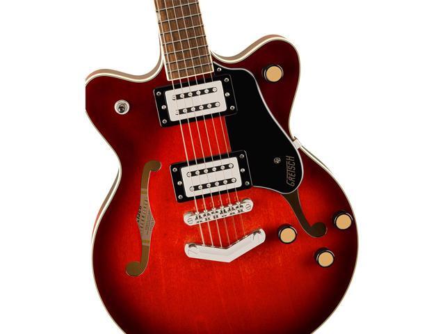 Gretsch Gretsch G2655 Streamliner Center Block Jr. Double-Cut with V-Stoptail Electric Guitar, Laurel Fingerboard, Claret Burst
