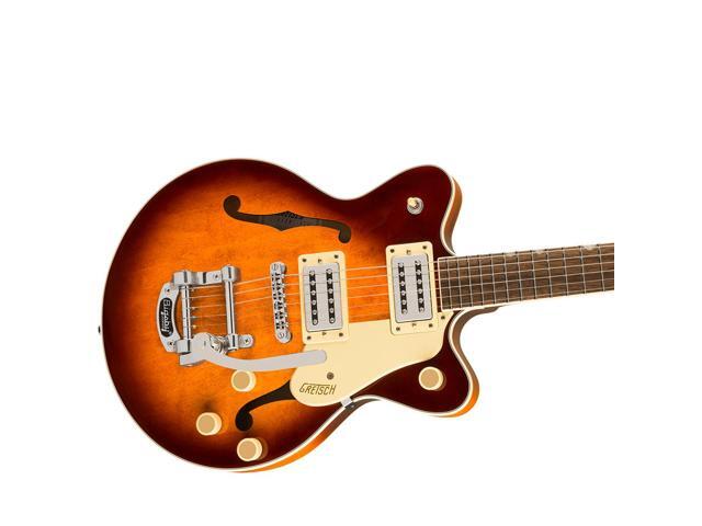 Gretsch Gretsch G2655T Streamliner Center Block Jr. Double-Cut with Bigsby Electric Guitar, Laurel Fingerboard, Forge Glow