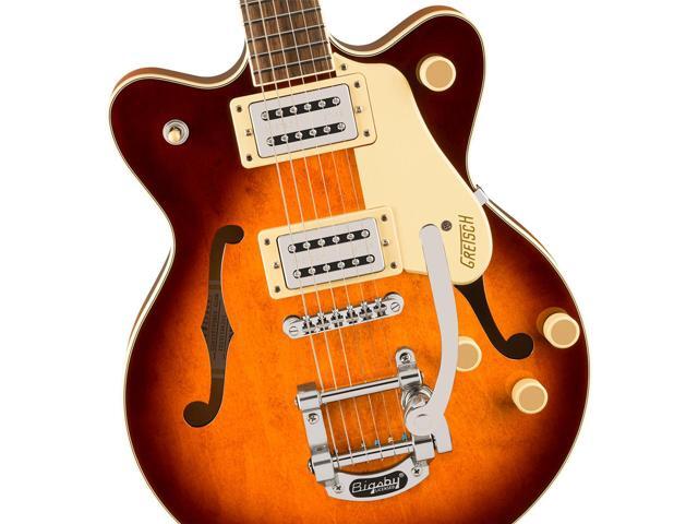 Gretsch Gretsch G2655T Streamliner Center Block Jr. Double-Cut with Bigsby Electric Guitar, Laurel Fingerboard, Forge Glow