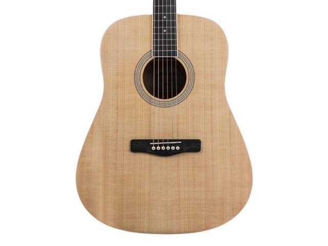 Boroughs B20DNT Beginner Dreadnought Acoustic Guitar Pack, Natural