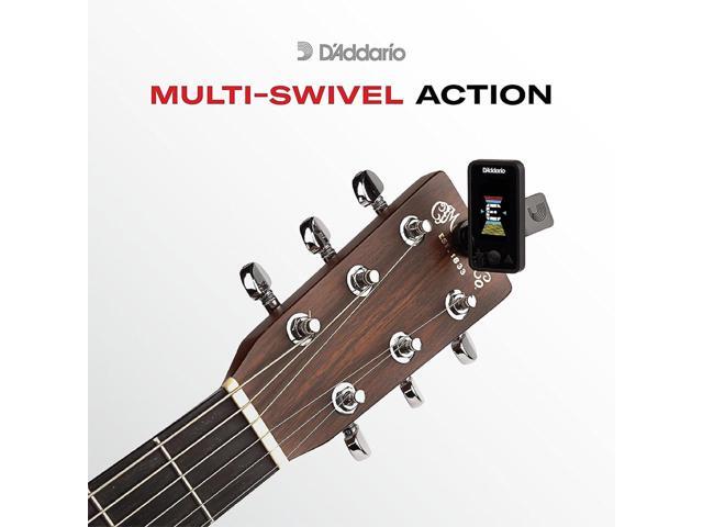 D'Addario Eclipse Cello/Bass Clip-On Tuner, Black