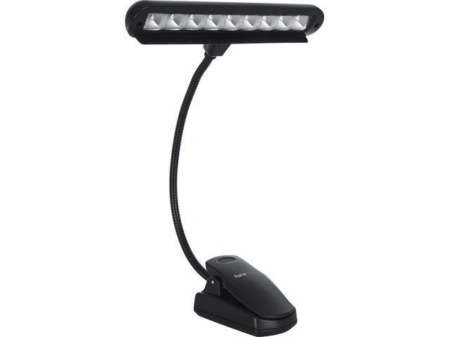 Gator Cases Frameworks Clip-on LED Music Lamp with Adjustable Neck for Music Stands, Red