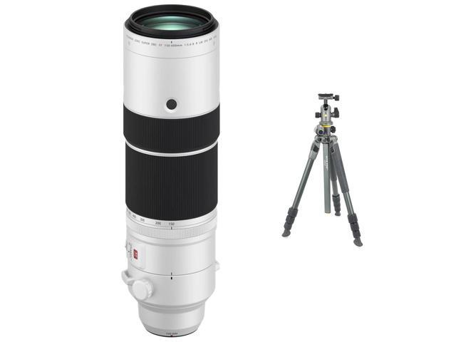 Fujifilm XF 150-600mm f/5.6-8 R LM OIS WR Lens, Bundle with VEO 3T+ 264AB 4-Section Aluminum Travel Tripod and BH-160S Ball Head