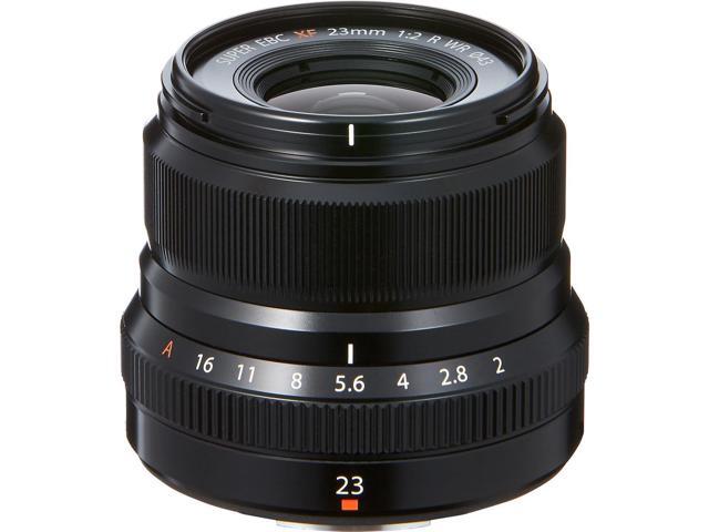 Fujifilm XF 23mm (35mm) F/2R WR Lens, Black - Bundle With 43mm Filter Kit, Lens Case, Cleaning Kit, Capleash, Lens Cleaner, Pc Sofrtware Package