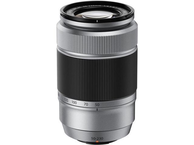 Fujifilm XC 50-230mm f/4.5-6.7 OIS II Lens, Silver, Bundle with 58mm Filter Kit and Mac Software Kit