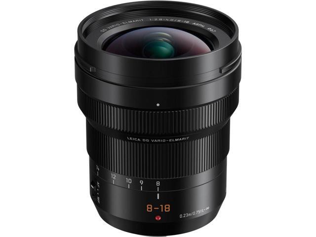 Panasonic LUMIX G Leica DG Vario-Elmarit 8-18mm f/2.8-4 Aspherical Lens for Micro Four Thirds, Bundle w/67mm Filter Kit, Cleaning Kit, Lens Wrap,...