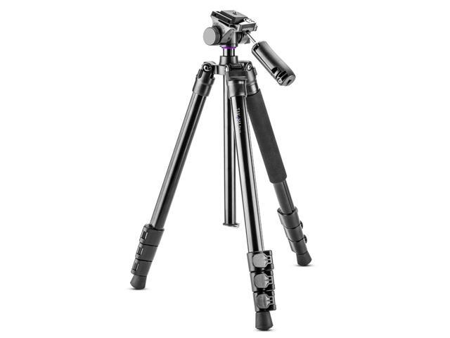 Takama Flip-Zip Tripod Monopod Kit, for Camera andSmartphone with Mount Head and Lightweight Compact Bag for Multi-Functional Photo, Video and...