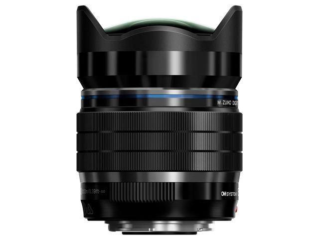 OM SYSTEM M. Zuiko Digital ED 8mm f/1.8 Fisheye Pro Lens for Micro Four Thirds, Black