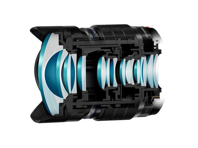 OM SYSTEM M. Zuiko Digital ED 8mm f/1.8 Fisheye Pro Lens for Micro Four Thirds, Black