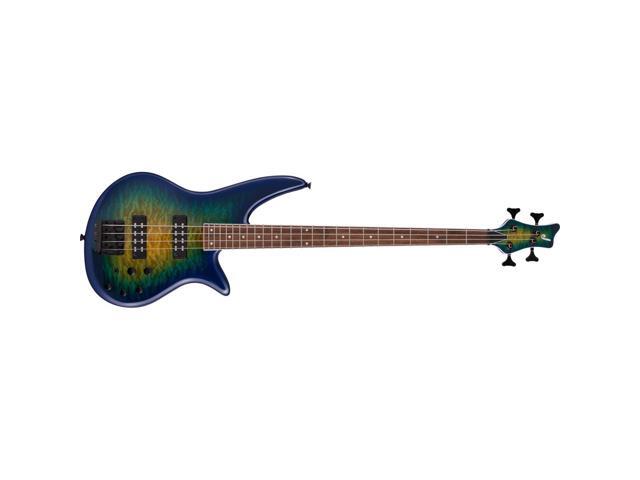 Jackson X Series Spectra Bass SBXQ IV Electric Guitar, Laurel Fingerboard, Amber Blue Burst