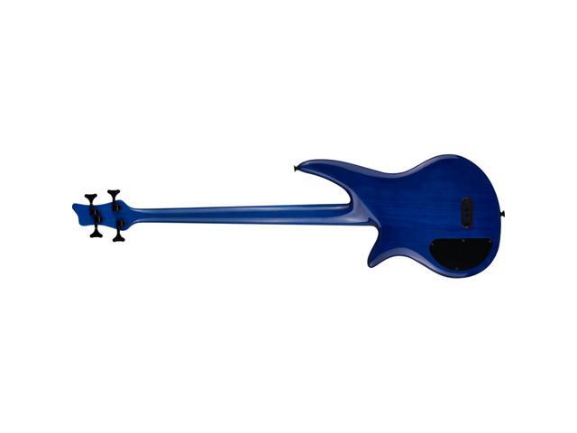 Jackson X Series Spectra Bass SBXQ IV Electric Guitar, Laurel Fingerboard, Amber Blue Burst