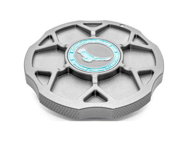Kondor Blue Aluminum Body Cap for Canon RF Mount Cameras, Space Gray
