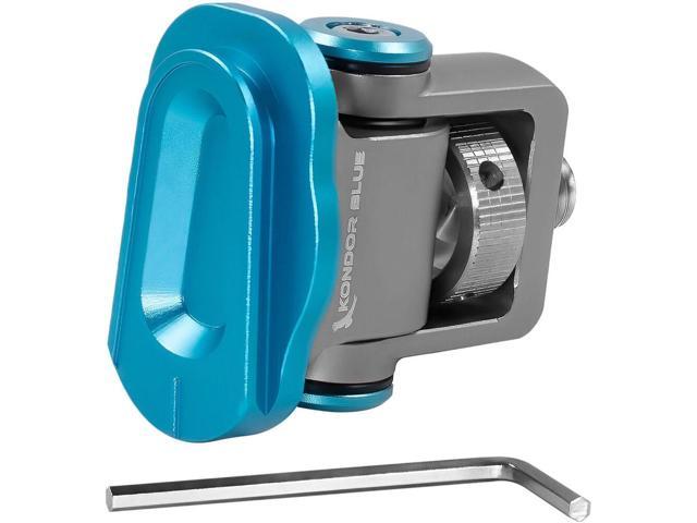 Kondor Blue Swivel Tilt Monitor Mount with Built-In Mini Quick Release Plate, Space Gray