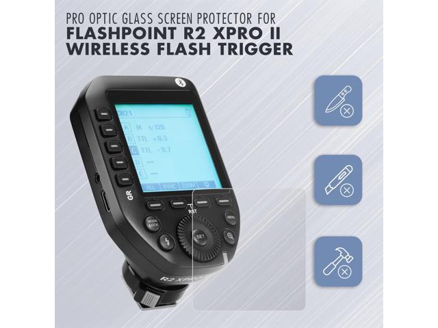 ProOptic Glass Screen Protector Ultra for Flashpoint R2 XPro II Wireless Flash Trigger