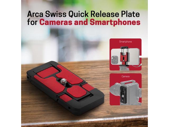 3Pod 2-In-1 Arca Swiss Quick Release Plate for Cameras and Smartphones