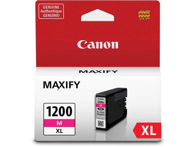 Canon PGI-1200 XL Magenta Pigment Ink Tank for MAXIFY MB2020, MB2120, MB2320, and MB2720 Printers, 2-Pack