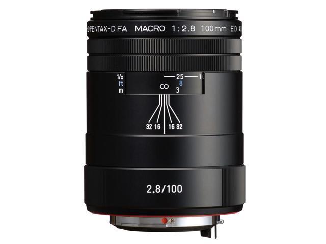 Pentax HD Pentax-D FA Macro 100mm f/2.8 ED AW Lens, Black