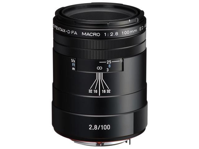 Pentax HD Pentax-D FA Macro 100mm f/2.8 ED AW Lens, Black