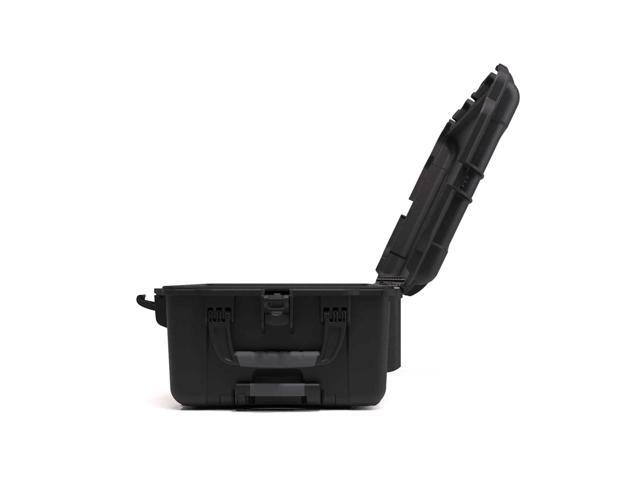 Nanuk Wheeled 963 Waterproof Hard Case w/Lid Organizer & Padded Dividers, Black