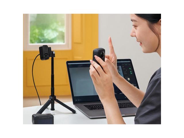 Insta360 - Link 2C 4K Webcam for Conferencing, Gaming & Streaming, 1/2" Sensor, AutoFraming, works w/ Zoom, Teams, Twitch & more - Black - image 11