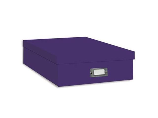 Pioneer OB12S BRIGHT PURP Scrapbooking Box, 13.25x15x 4