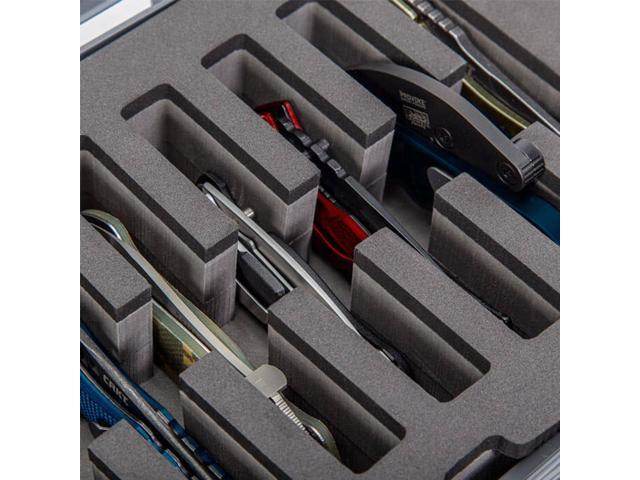 Nanuk Outdoor Series 909 Lightweight NK-7 Resin Waterproof Protective Case with Foam Insert for 8 Knives, Black