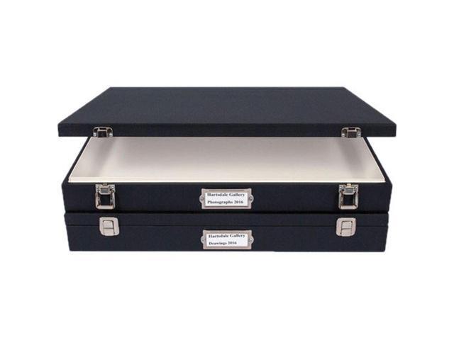 Archival Methods Museum Case 30.5x40.5x2.5in, Bk/Wh #12-034