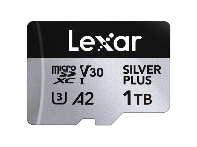 Lexar Lexar Professional 1TB SILVER PLUS microSDXC UHS-I Card, C10, U3, V30, FULL-HD & 4K Video, up to 205MB/s read, up to 150MB/s write, for...