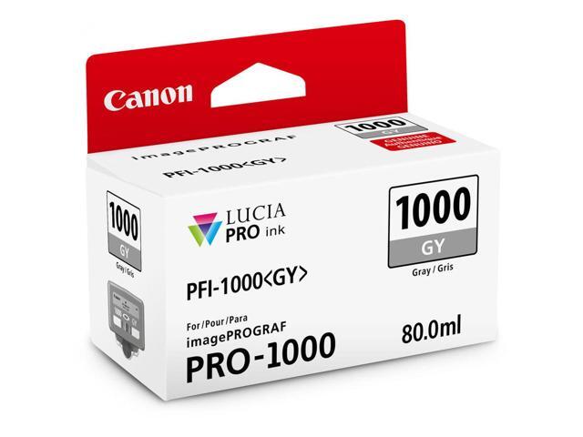 Canon 2 Pack PFI-1000GY Gray LUCIA PRO ink for imagePROGRAF PRO-1000
