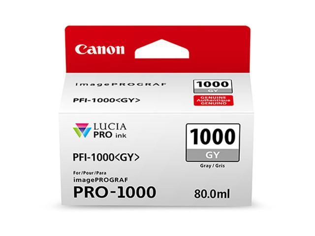 Canon 2 Pack PFI-1000GY Gray LUCIA PRO ink for imagePROGRAF PRO-1000