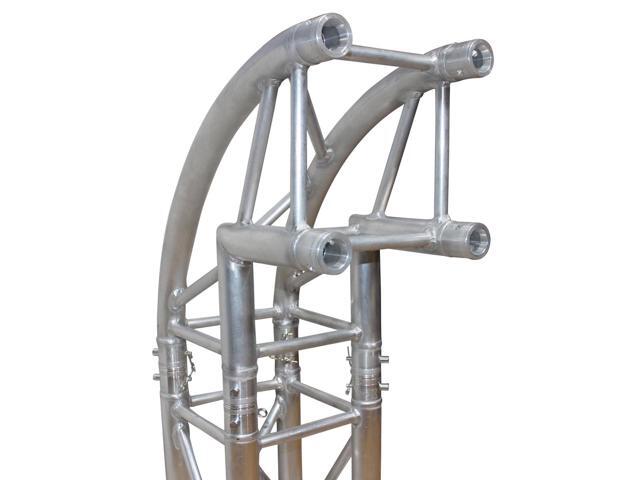 ProX XT-SQ164 1.64' 2-Way 90 Degree Round Square Truss Corner