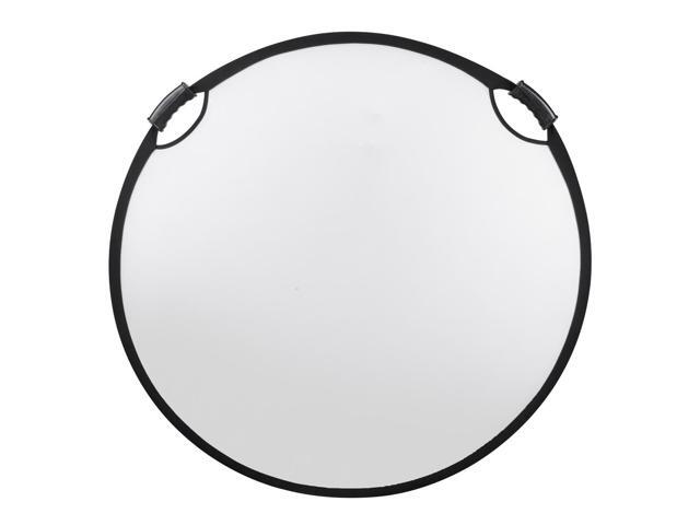 Glow Circular Collapsible Reflector with Handles (42', Silver/White)