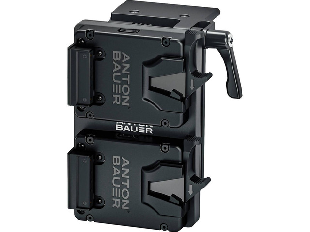 Anton Bauer Dual Micro Battery Bracket with P-Tap for Sony PXW-FX9, V-Mount