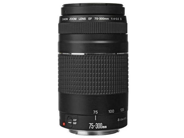 Canon EF 75-300mm f/4-5.6 III Lens with ProOptic 58mm Filter Kit