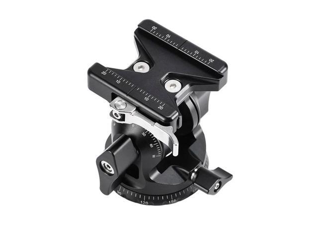 SunwayFoto DT-03 Two-Way Tilt Head with Clamp and Quick Release Plate